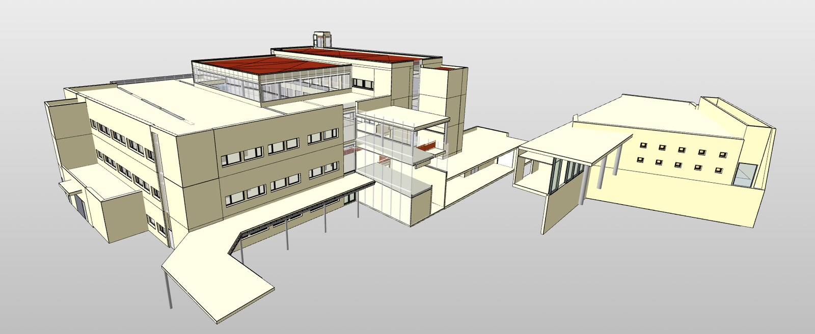 Technical drawing rendered by Rasterex