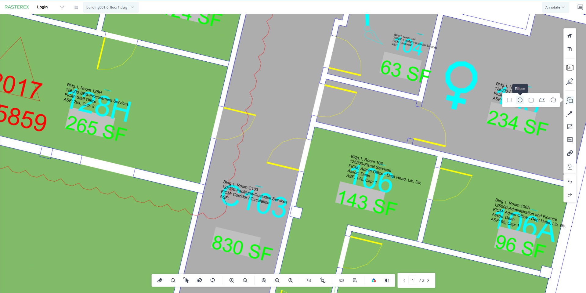 Multiformat Web Canvas — One canvas for PDF, CAD, BIM, images and Office. RxView360.